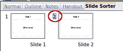 To hide a slide: 1) In the Slides pane, or in Slide Sorter view, select the slides that you want to hide.