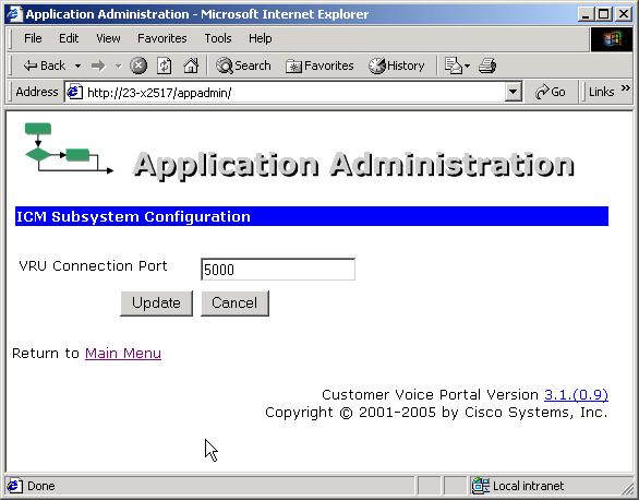 Figure 3-24 Warning message regarding the Number of Ports 2. Now, we look at the ICM Subsystem Configuration page, which is shown in Figure 3-25 on page 64. Click Main Menu and then ICM.