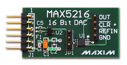 9-6; Rev 0; 5/ MAX56PMB Peripheral Module General Description The MAX56PMB peripheral module provides the necessary hardware to interface the MAX56 6-bit DAC to any system that utilizes