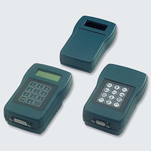 Taguan 130 ABS hand held enclosure for data acquisition and instrumentation With integrated battery compartment Version with or without display opening Prepared for acceptance of keypads 2 depth