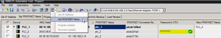Tool operations 4.7 Update PROFINET device names 4.7 Update PROFINET device names PROFINET name rules Valid names follow the standard DNS (Domain Name System) naming conventions.