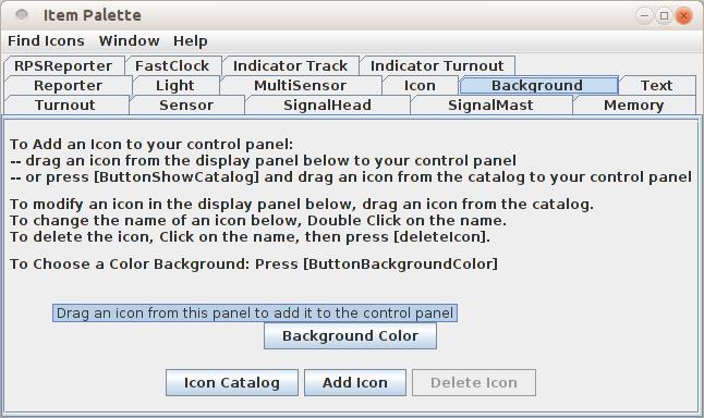 Add Items - Background You may either use existing or custom icons to build a background like a classic CTC panel,