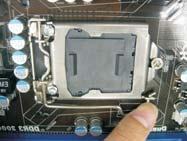 2.3 CPU Installation For the installation of Intel 1156-Pin CPU, please follow the steps below.