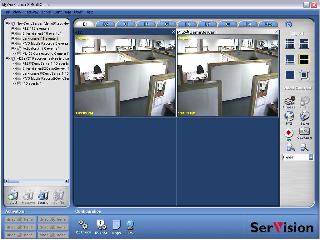 Viewing Video from SVProxy3 Viewing live video from an SVProxy3 is just like viewing live video from a video gateway.