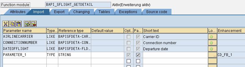 Function Group Enhancements Function Group Enhancements allow: Adding new optional parameters to