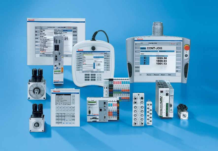 3 More productivity thanks to industrie specific functions Rexroth is an innovative specialist supplier of control and drive systems for factory automation.