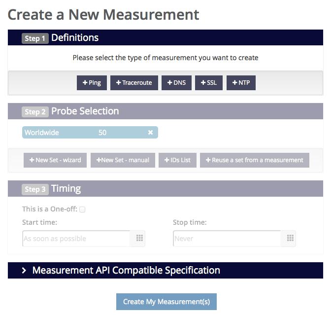 New Features 53 New measurement type: NTP https://labs.