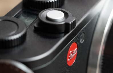The shutter button is expertly engineered with a perfectly defined release