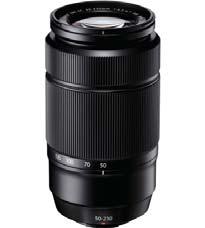 LENS XC-16-50mm F3.5-5.6 XC-50-230mm F4.5-6.7 OIS CONSTRUCTION 12 elements in 10 groups (including 3 aspherical element & 1 extra low disp.) FOCAL LENGTH (35MM f = 16-50mm (24-76mm) ANGLE OF VIEW 83.
