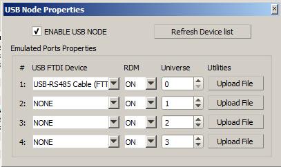 Button. In the USB Node Properties window, click the checkbox to ENABLE USB NODE.