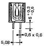 20 Amphenol HE7/HE9 254 / HE701 >>> Signal contact Direct connection is made by a female receptacle directly mated with a 1,6 ± 0,2 [.063 ±.