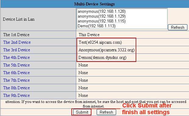 If you have several cameras, you can use the same DDNS domain name, just set different port number