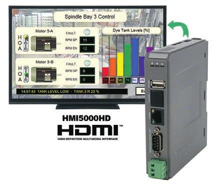 New - HMI5000HD Virtual HMI Exciting new concept in operator interface technology!