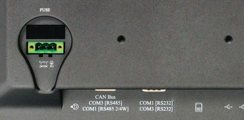 Serial Ports Enable connection to multiple PLCs using different drivers. CAN Bus, RS485 2/4W, and RS232.