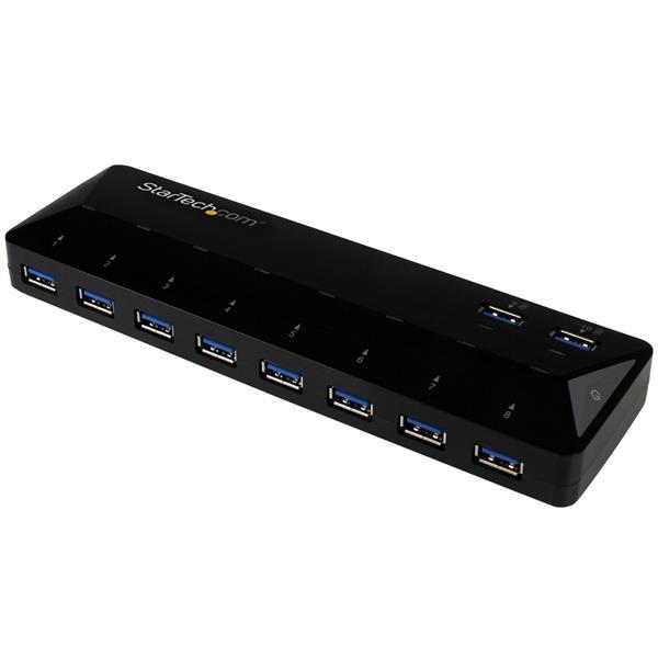 10-Port USB 3.0 Hub with Charge and Sync Ports - 2 x 1.5A Ports Product ID: ST103008U2C This 10-port USB 3.