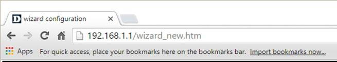 FIRST TIME LOGIN When you log in to the DSL Router for the first time, the login wizard appears.