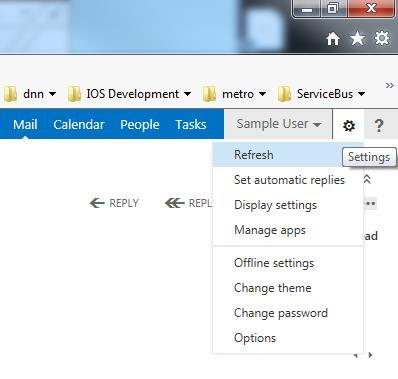 Account Options in Outlook Web App (OWA) 2013 While in the Webmail interface, navigate to the top right hand corner and select, then Options to see a list of features and options available for
