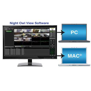 Unlike most security systems in the marketplace, this Night Owl DVR does not require the user to connect to a PC to replay video files.