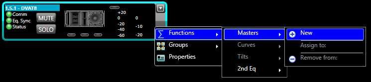 FUNCTIONS Create/Assign/Remove Functions In DVA Network functions can be applied to a collection of devices and allows the user to: 1.