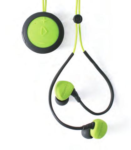 Sound that performs. In-ear Bluetooth sweat resistant earbuds with memory foam technology designed for the active user.