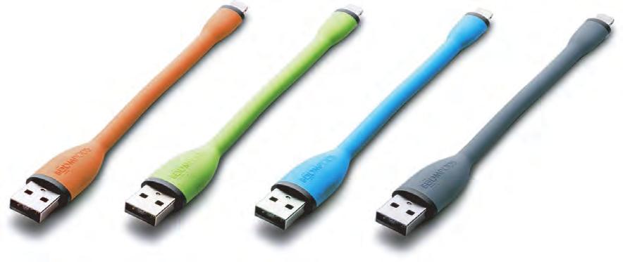 flex Sync & charge cable Colourful pocket size flexible precision made silicone cable.