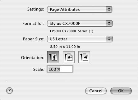 3. Select Page Setup from the File menu.