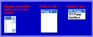 If the configuration is no longer correct and must be edited, select Pump Configuration from