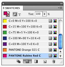 Technical information on PDF workflow Specification of spot colors 35 3. Check that the icon to the right of the list has been changed. This completes the setting. II.