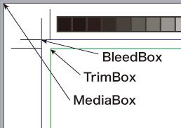 36 Bleed EQUIOS / Trueflow DTP Output Guideline The 15th Edition Bleed One of the PDF/X requirements is that the media size and the trim size or art size must be properly defined in PDF (bleed is