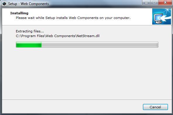 Figure 5.5 Install the Web Components 5.2 Main Page After successful login, you will enter the main page automatically.