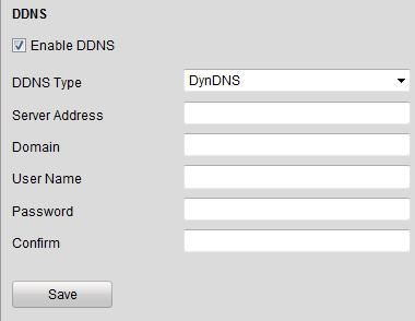 Figure 7.11 DDNS Settings 2. Check the Enable DDNS checkbox to enable this feature. 3. Select DDNS Type. Four different DDNS types are selectable: IPServer, DynDNS, PeanutHull and HiDDNS.