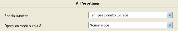 Hysteresis for switching to a 5 lower fan speed stage in % (3.