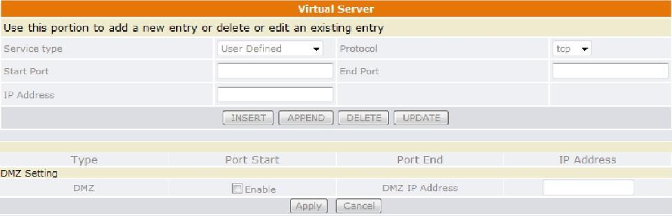 Protocol Automatic when you choose service type. Start Port Enter the public start port number to configure. End Port Enter the public end port number to configure.