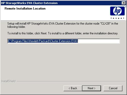 10. Depending on your selection in the previous step, and your version of Windows, do one of the following: For Windows Server 2008/2008 R2, if you specified the same location for all cluster nodes,