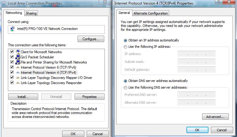 DHCP Dynamic Host Configuration Protocol IP addresses and