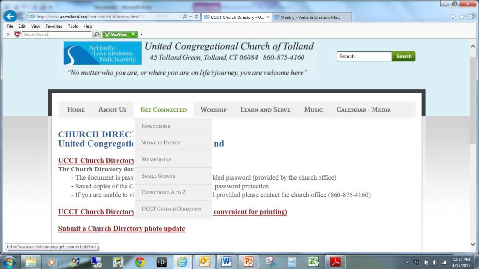 Frequently Asked Questions What is my Church Directory user ID? Your Church Directory ID is the email address used by the church office Who can access the Church Directory?