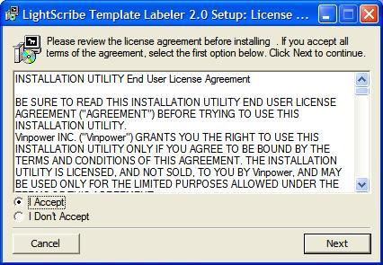 Appendix A - LightScribe Software Setup Instruction Minimum Hardware Requirements 1. Pentium 3 Class microprocessor or better Minimum Software Requirements 1.