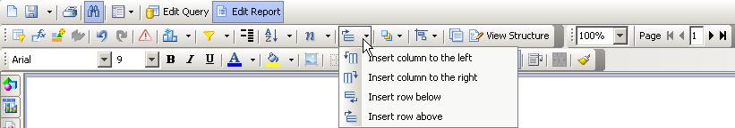 Alumni Relations and Development The University of Chicago How Do I Insert a Blank Row/Column Using the Toolbar Menu? 1. Select the row or column where the insertion will occur. 2.