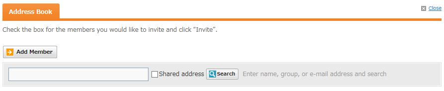 Click the Submit button. Once the addresses have been added, you will return to the list of members.