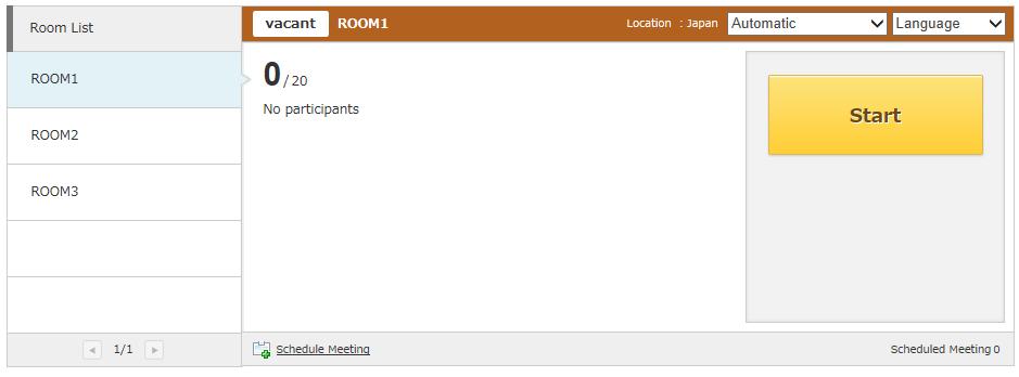 6.2 Scheduling Meetings Step 1. Go to the Schedule Meeting page.
