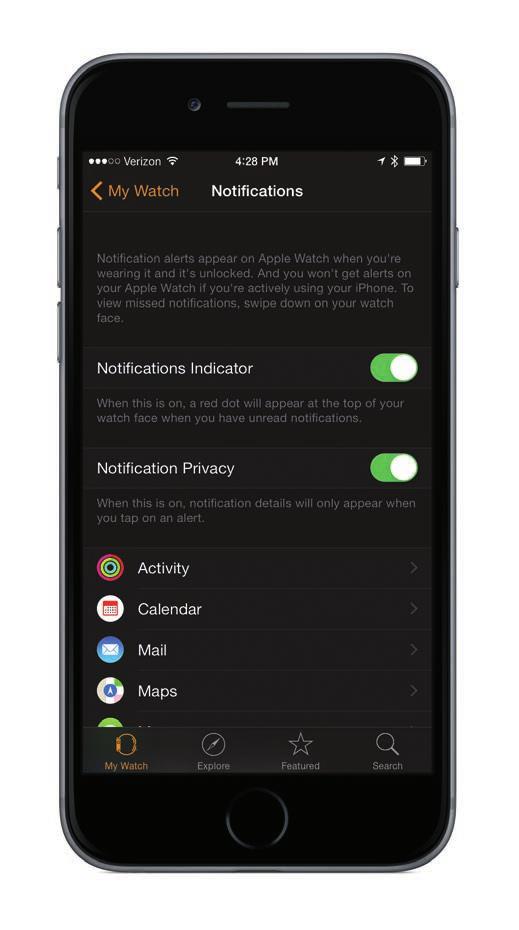 Notifications Notifications are a convenient way to receive messages and alerts directly to your Apple Watch but it s up to you to decide what information gets relayed.