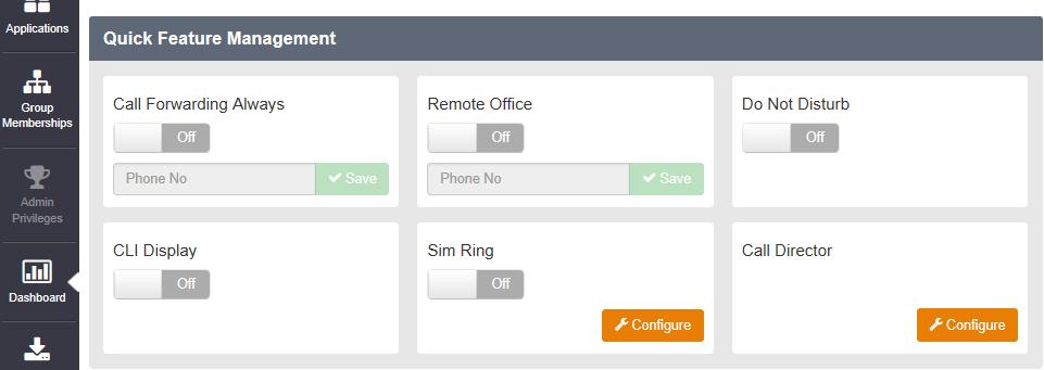 Configuration In the Business Portal: Either Navigate to:- Employees > Dashboard > Sim Ring Note:- You Can switch Simultaneous ring On/Off in