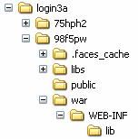 the../<app>/ directory <app> is the name of the WAR file Sample WAR File 9 10 Deployed Directory Structures FMW_Home Fusion Middleware Domain Created using the Configuration Wizard