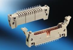 Solder Male Connectors with Locking Feature Ordering Information LPV-M Termination: Solder ERNI LPV with PBT insulation is designed for wave soldering processes.