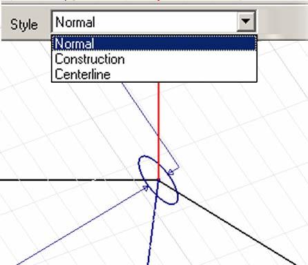 Use the Project Geometry tool to project the corner point onto the sketch (Figure 5-4B) for a snap point; then use Center Point Circle tool to draw a circle centered at the projected corner point