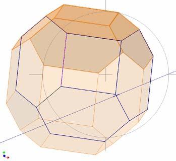octagon-base polyhedron in the Tut-Octagonal Polyhedral Body.ipt file). Save the file as Tut-Octagonal Polyhedral Body Face Sheet Metal 4 Piece.