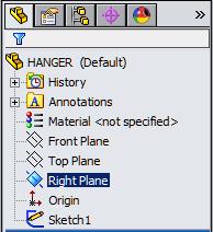 D. Create Plane1 and Plane2. Step 1. Click Isometric on the Standard Views toolbar. (Ctrl-7) Step 2.