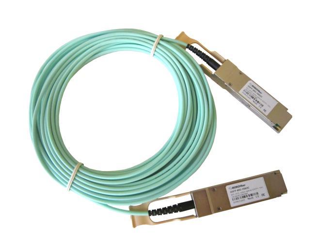 40Gb/s QSFP+ Parallel Active Optical Cable (AOC) QSFP-40G-XXAOC Product Specification Features 4 independent full-duplex channels Up to 11.