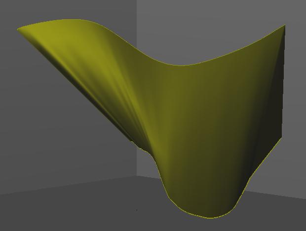 INTERACTIVE SHAPE MODELING AND DYNAMIC DEFORMATION BASED ON SPLINE SCULPTING (c) Scale=0.