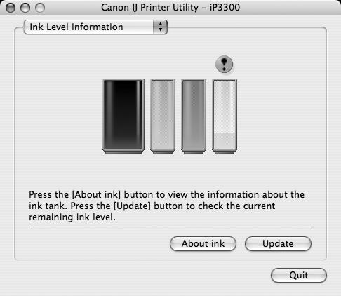 Ink Level Indication on the Computer Open the Canon IJ Status Monitor to check the ink level information. (1) Open the printer properties dialog box.